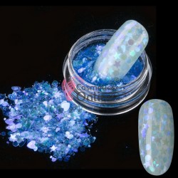 Paiete pentru decor unghii TS17 - Sclipici, Stelute, Inimioare